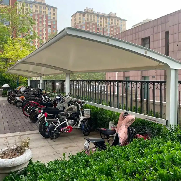 谢通门县膜结构电动车棚